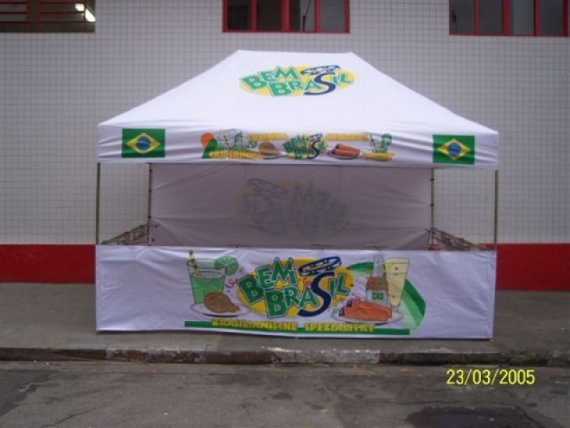tenda balcão personalizada